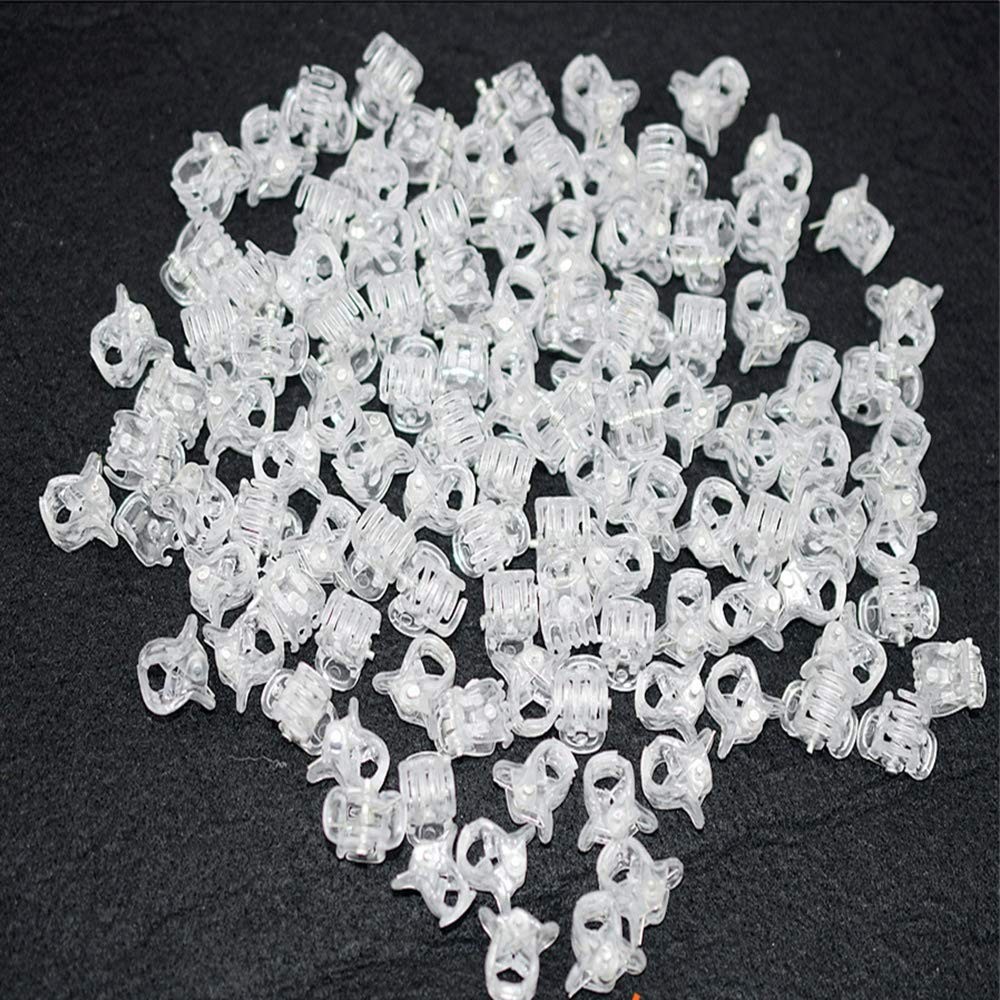 100pc/pack 1cm Hair Claws Clip for Women Girls Plastic Mini Hairpin Hair Clip...
