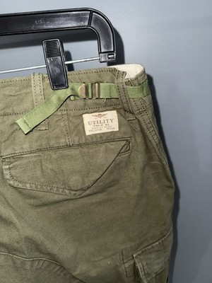 Polo Ralph Lauren Cargo Pants 35x32 Slim Distressed Utility