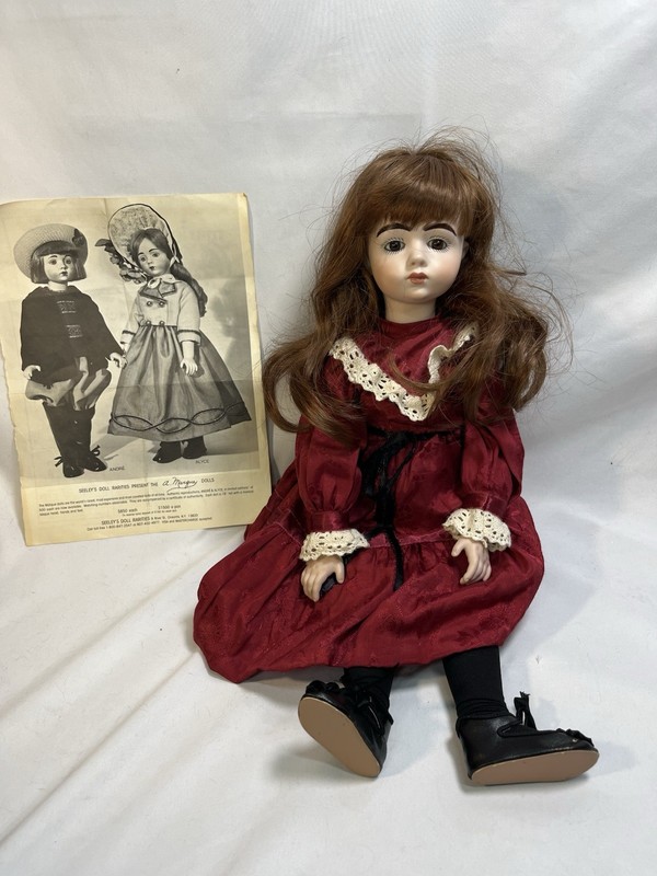 The Marque Doll Reproduction 1981 18” Bisque Head, Hands And Feet
