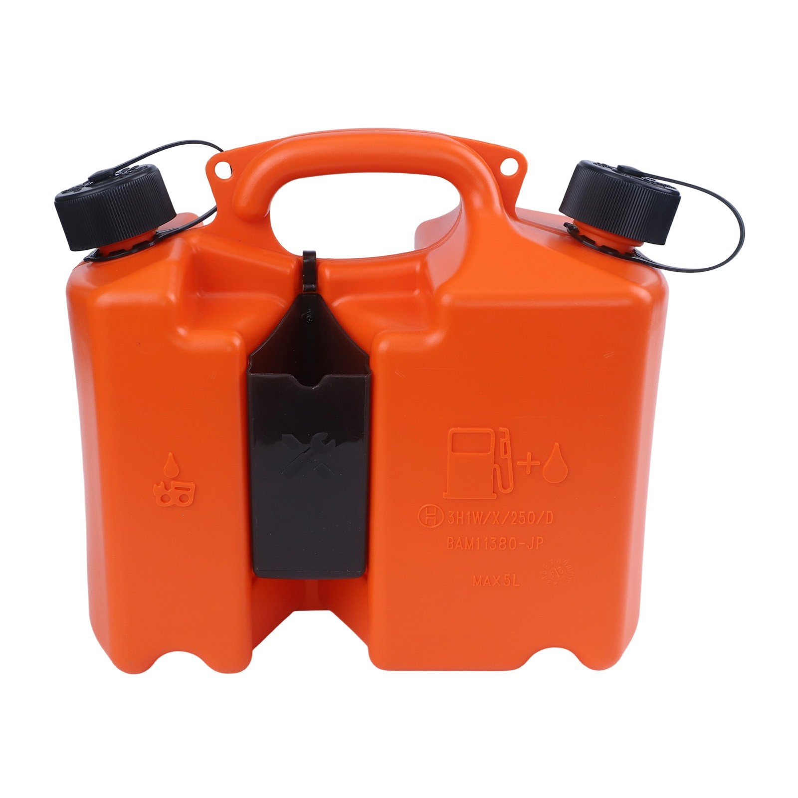5L Dual Compartment Combi Can for Fuel and Chain Oil with Tool Holders
