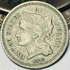1873-P Three Cent Nickel — photo from another recent sale