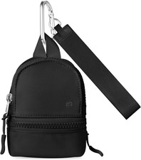 Mini Backpack Keychain Wristlet Pouch Small Change Coin Purse Cute Zipper Wallet