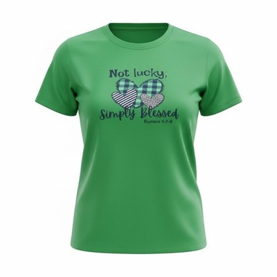 Green Graphic Tee - Simply Blessed
