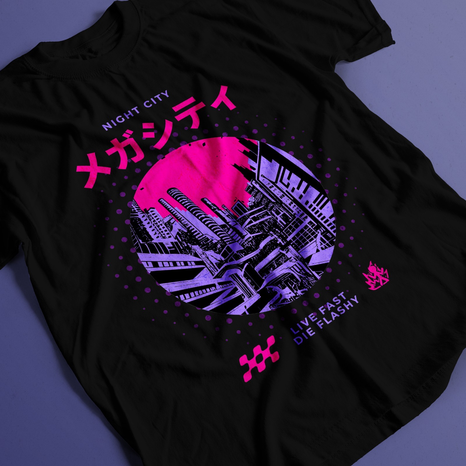 Cyberpunk Style Streetwear T Shirt Megacity Inspired T Shirt Gamer Clothes