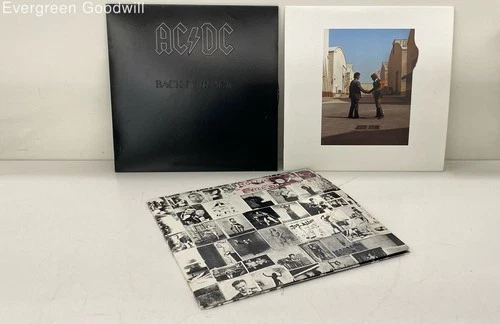 Collection of Vinyl Records AC*DC/Rolling Stones/Pink Floyd