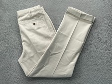  70 New Lands' End Men's Trad Fit No Iron CW PLT Chino Pants Lt Khaki 35x31