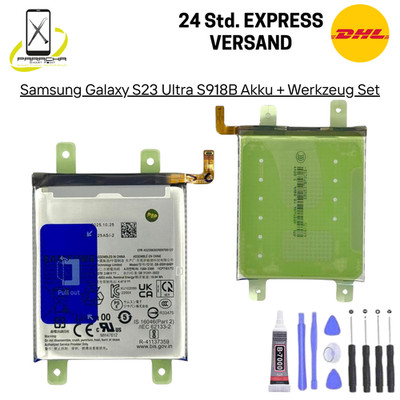 Original Samsung Galaxy S23 Ultra S918B Akku Batterie 5000mAh EBBS918ABY