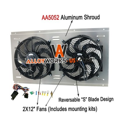 Electric Radiator Fan+Shroud Relay Fit 88-99 CHEVY GMC C K C1500 C2500 C3500