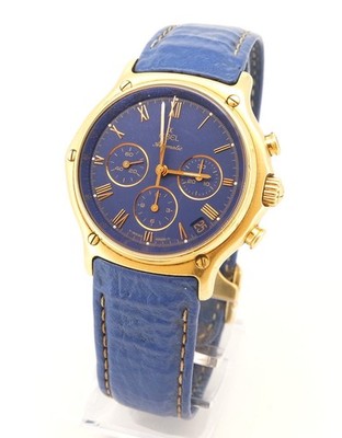Ebel El Primero Chronograph 18k Gold Automatik Herren Ref. 8134901 Box Papiere