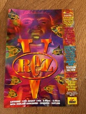 Rezerection Event 5 Rave Flyer Edinburgh 1996
