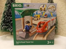 Brio World Rail and Road Travel Set 33209,NIB
