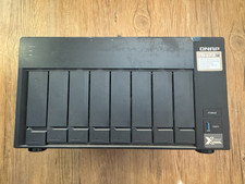 QNAP TS-873 8 Bay AMD NAS, 2TB 2x1 SSD, 64TB 8x8 WD Red Hard Drives, 64GB RAM