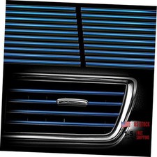 20Pcs Car Auto Air Conditioner Vent Outlet Trim Strip, DIY Decoration blue