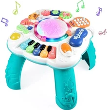 Educational & Fun Musical Play Table for Toddlers , Development Activity - US