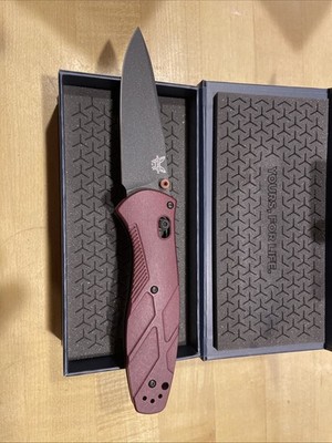 Benchmade BARRAGE 581BK-04 REDSTONE RICHLITE BLACK PLAIN