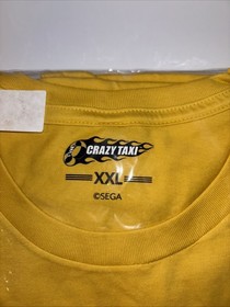 BRAND NEW CRAZY TAXI LIMITED RUN GAMES T SHIRT MEN&rsquo;S 2XL XXL SEGA DREAMCAST