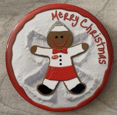 In N Out Burger Merry Christmas Holiday Gingerbread Man Pin Pinback Button