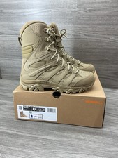 Merrell Moab 3 8  Tactical Boots Men's Size 8.5 Waterproof Zip J004107 Military