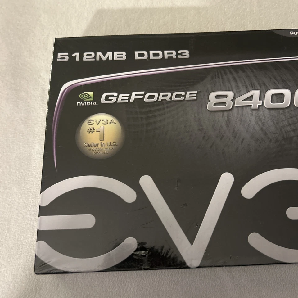 EVGA Nvidia GeForce 8400GS, 1024MB DDR3, PCI-E 2.0 Graphics Card-NEW SEALED BOX - Image 2 of 4