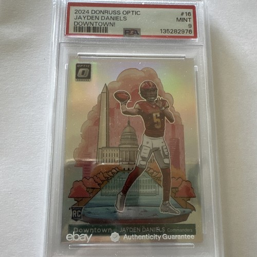 Jayden Daniels [Gold] #16 2024 Panini Donruss Optic Downtown card