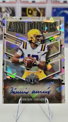 2025 Rickie Collins Leaf Metal Arm Forces Silver Crystal Auto /10《Slab Ready》 