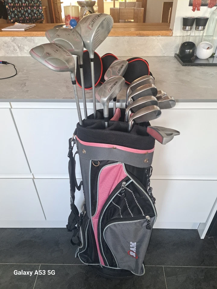 SUPERB SET OF LADIES RAM CUBIK CAVITY BACKED GRAPHITE GOLF CLUBS, RIGHT STUNNING - Image 2 of 4