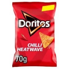 Doritos Chilli Heatwave Tortilla Chips Crisps Pack of 18x70g