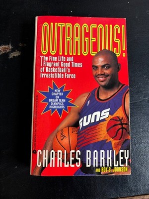 Outrageous! Charles Barkley Roy S. Johnson 1993 First Avon Printing Basketball
