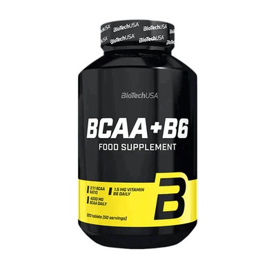 BioTech USA BCAA + B6 Tabletten 200 Stück