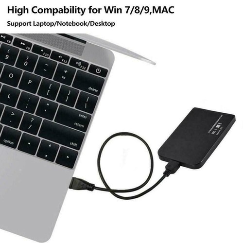 2.5in USB 3.0/2.0 SATA SSD HDD Hard Drive Case Disk New Box Dock Z8O3 H1 St P3C1 - Afbeelding 5 van 12