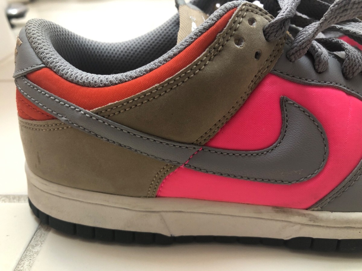 Nike Kids Gray Sneakers with Neon Pink, Orange & Lime Accents Nike Air Max 90 LTR  main image 2