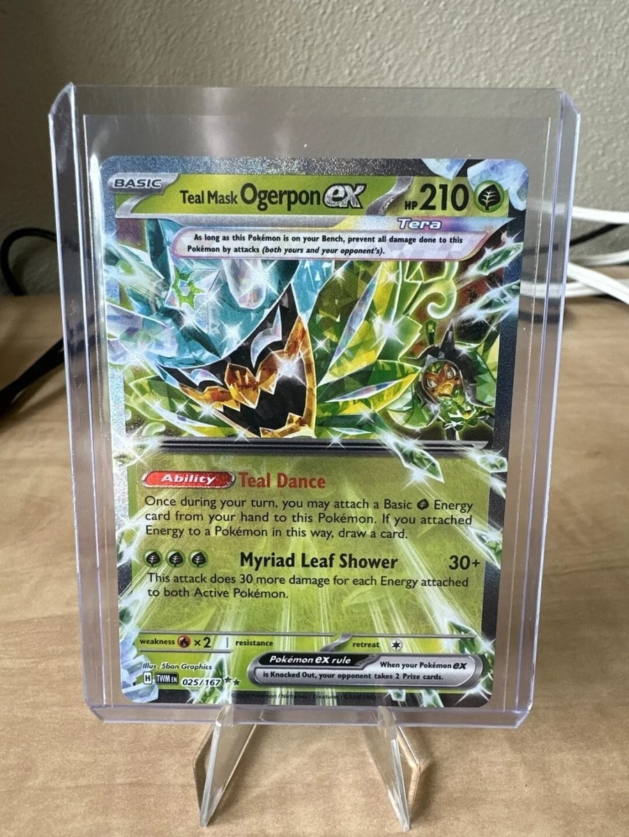 Teal Mask Ogerpon ex 025/167 Double Rare Twilight Masquerade