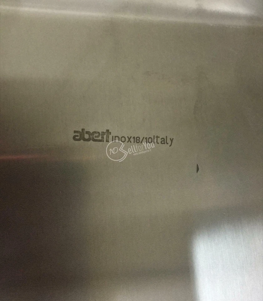 VASSOIO IN ACCIAIO INOX E ORO ABERT 18/10 38 CM CASALINGHI CENTROTAVOLA CUCINA - Immagine 3 di 4