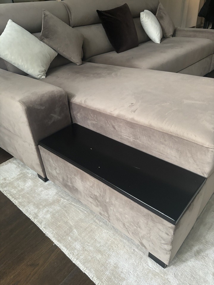corner sofa bed with storage used eBay