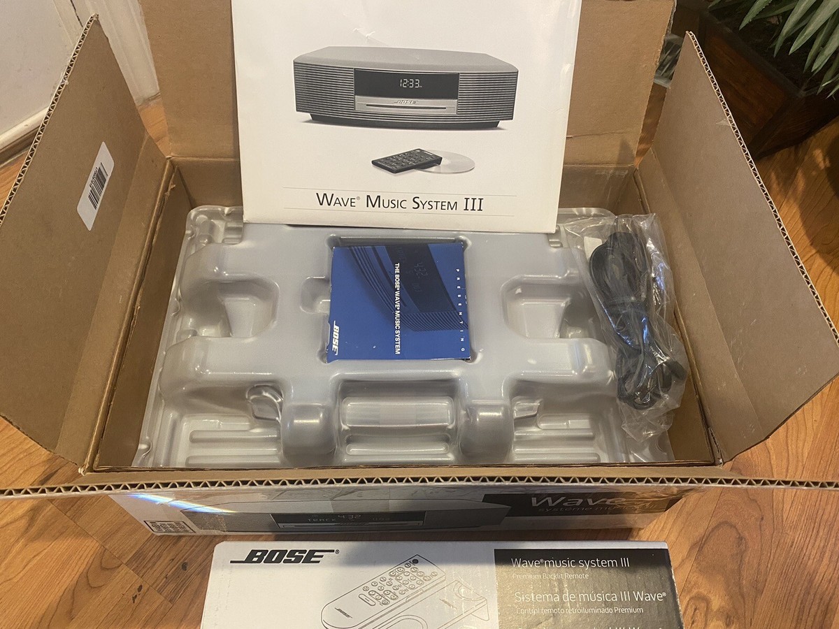 Bose Wave Music System III Limited Edition Burgundy /Touch Panel