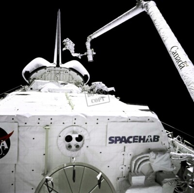 Mission Specialist (MS) Peter J.K. Wisoff (EMU) EVA Spacewalks 12X12 PHOTOGRAPH