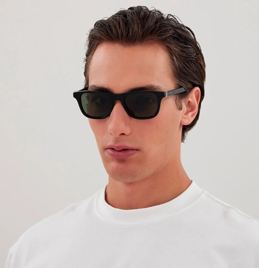 Gucci Men AUTHENTIC Sunglasses Black Grey Square GG1716S 001 BRAND