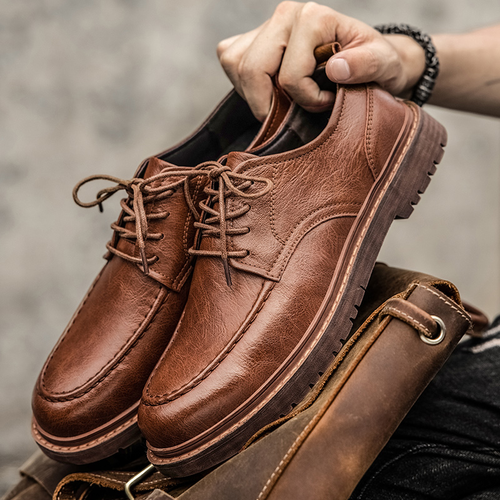 brown boots business casual