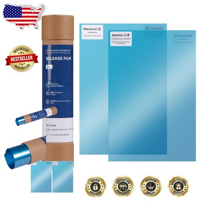 Premium ACF High-Speed Film - 10.1-Inch, 278x190 mm for Photon Printers, 2PCS