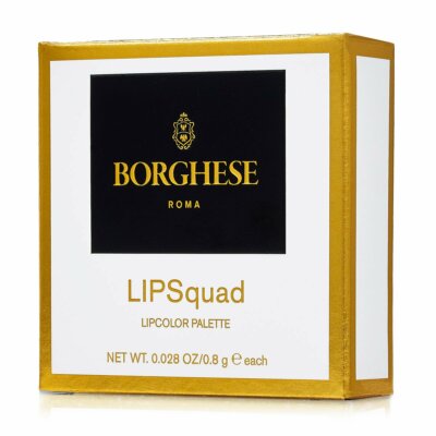 Borghese LipSquad Lip Color Palette. 0.028 oz. / 0.8 g each. 