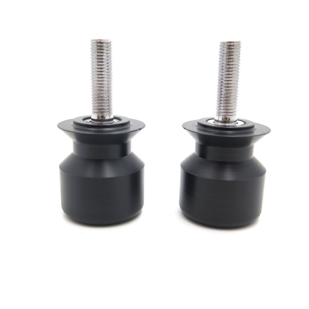 Black Swingarm Spools 10mm For Kawasaki Ninja Z1000 ER-6N EX250F