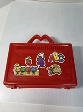 McDonalds Happy Meal Toy 1988 On the Go School Lunch Box Red Pencil Case Vintage