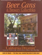 BCCA BREWERIANA BEER CAN COLLECTOR MAGAZINE DEC 08 ABA NABA CALIFORNIA CANS