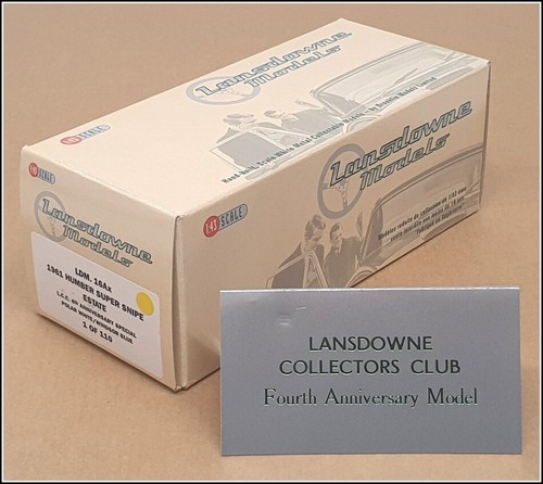 Lansdowne 1/43 Scale LDM16Ax - 1961 Humber Super Snipe Est. 1 Of 110 - Picture 8 of 8