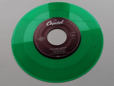 THE BEATLES  USA  JUKEBOX ONLY 45  CAN'T BUY ME LOVE  CAPITOL GREEN  VINYL