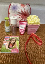 AMERICAN GIRL BEACH Pool Backpack Towel Tumbler Sunscreen Swim Accessory Lot