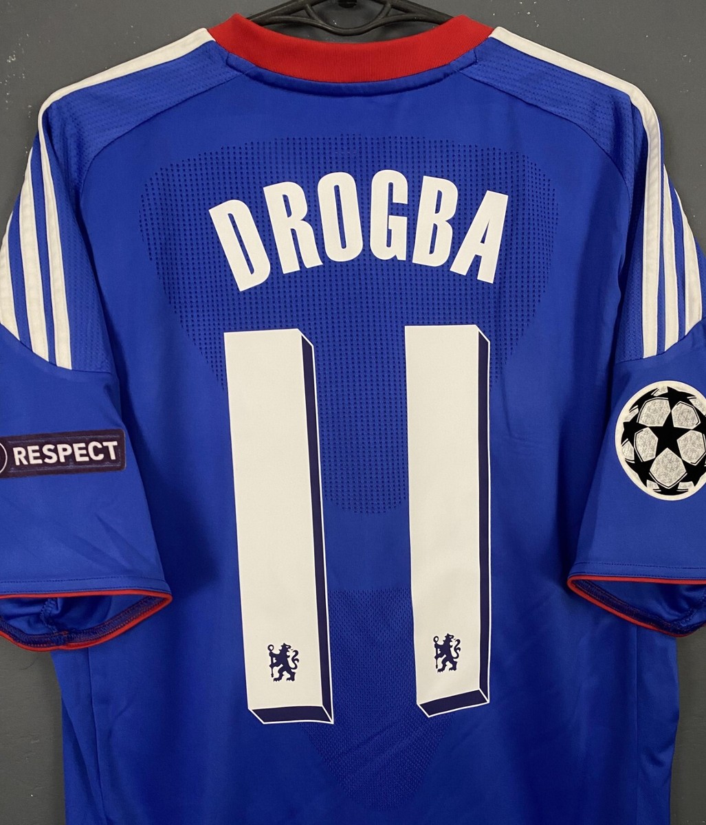 MENS FC CHELSEA 2010/2011 DIDIER DROGBA UEFA SOCCER FOOTBALL