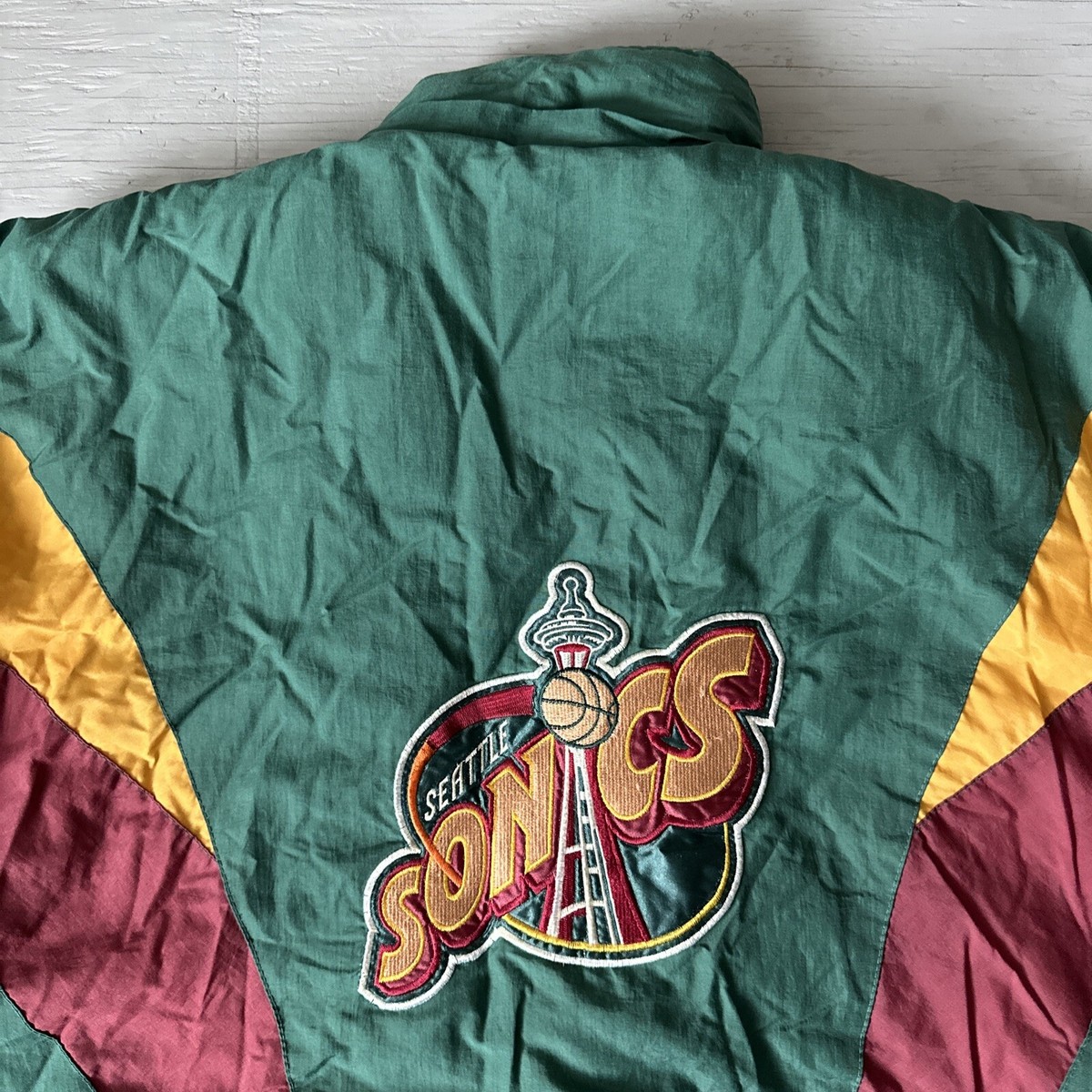 Vintage Chalk Line Seattle SuperSonics Starter Style Full