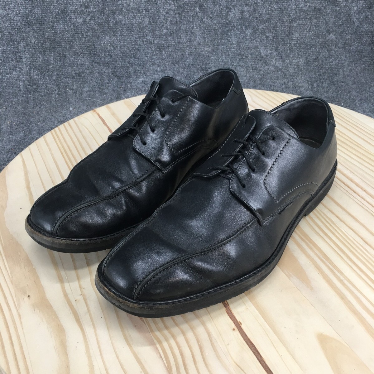 Mephisto Shoes Mens 11 Black Leather Goodyear Bicycle Toe Oxfords Lace Dress Mephisto Mike Black Leather Men main image 4