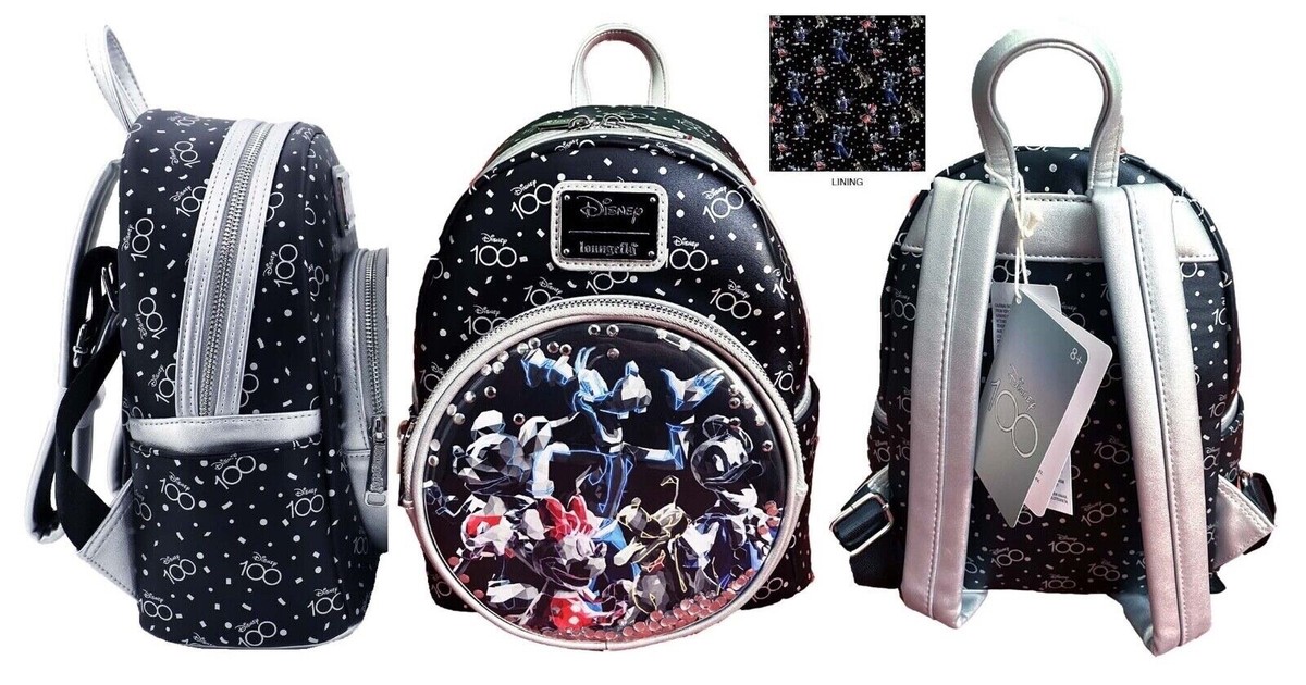 Loungefly Backpack Disney 100 Cast Member Exclusive D23 GOLD MEMBER EXCLUSIVE LIMITED LOUNGEFLY MINI BACKPACK  main image 2